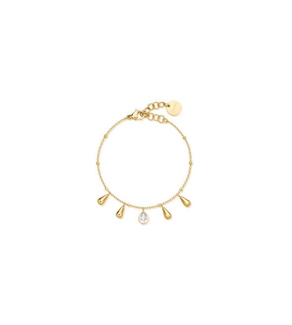 Bracciale Gioielli Brosway Perfect in acciaio dorato con gocce bpc20