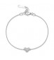 Bracciale Gioielli Fancy by Brosway in argento zirconi bianchi a forma di cuore FIW140