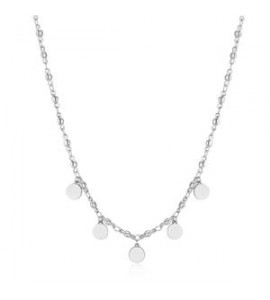 Collana Donna Gioielli Sagapò Elysium in acciaio con cerchi sum01
