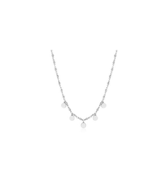 Collana Donna Gioielli Sagapò Elysium in acciaio con cerchi sum01