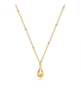 Collana Gioielli Brosway Perfect in acciaio dorato con goccia BPC10