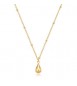 Collana Gioielli Brosway Perfect in acciaio dorato con goccia BPC10