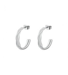 Orecchini a cerchio Gioielli Brosway Amy in acciaio bay26