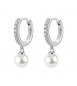 Orecchini Cerchio Gioielli Fancy by Brosway in argento perla FIW144