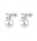 Orecchini Gioielli Fancy by Brosway in argento zircone e perla FIW145