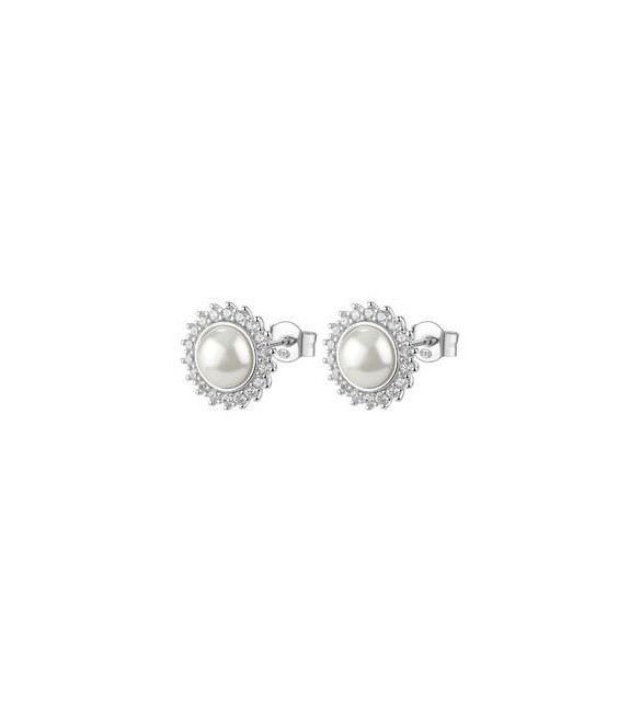 Orecchini Kate Gioielli Fancy by Brosway in argento zircone e perla FIW146