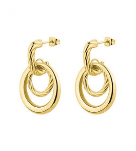 Orecchini Pendenti Donna Gioielli Brosway Amy in acciaio dorato bay29