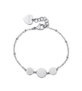 Bracciale Donna Gioielli Sagapò Elysium in acciaio con cerchi sum11