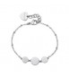 Bracciale Donna Gioielli Sagapò Elysium in acciaio con cerchi sum11