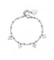 Bracciale Donna Gioielli Sagapò Elysium in acciaio con triangoli sum15