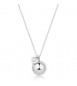 Collana Gioielli Sagapò Whisper in acciaio con Chiama Angeli e cuore SWP02