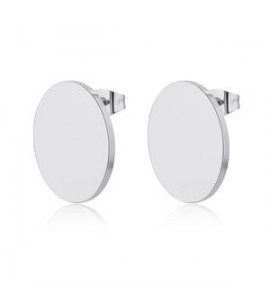 Orecchini Gioielli Sagapò Elysium in acciaio a bottone sum25