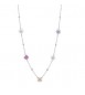 Collana Donna Gioielli Rosato Gaia in argento e fiori colorati RZGA65
