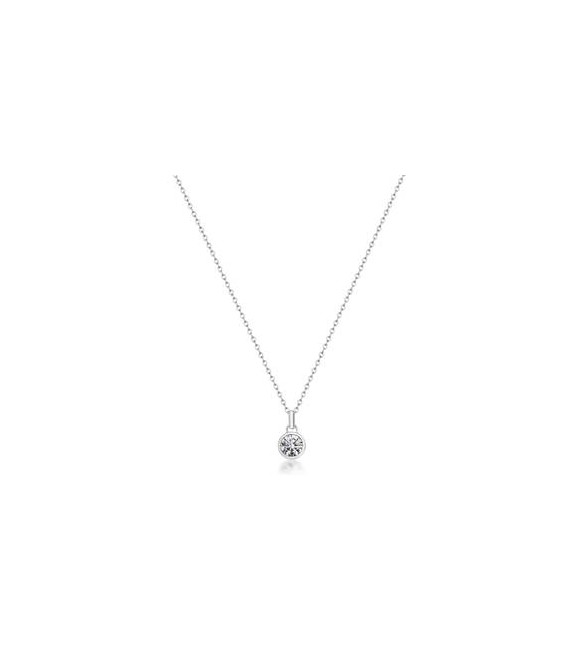 Collana Gioielli Brosway Symphonia in acciaio e cristallo bianco bym187