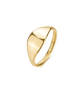 Anello Gioielli Brosway Essential in acciaio dorato misura 18 da incidere BNL120D