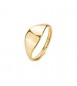 Anello Gioielli Brosway Essential in acciaio dorato misura 18 da incidere BNL120D