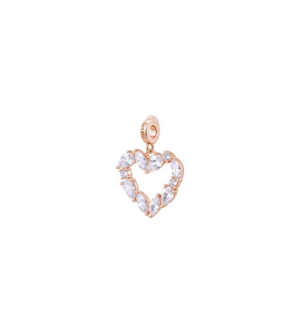 Charm Gioielli Storie Rosato in argento rosato cuore RZ245