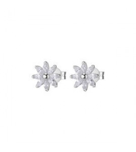 Orecchini Donna Gioielli Rosato Gaia in argento a fiore bianco RZGA72