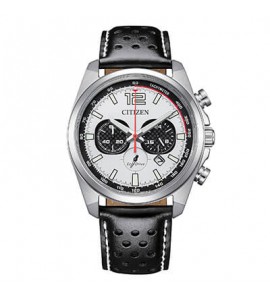 Orologio Cronografo Uomo Citizen Eco Drive Racing bianco ca4640-09a