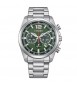 Orologio Cronografo Uomo Citizen Eco Drive Racing verde ca4640-50x