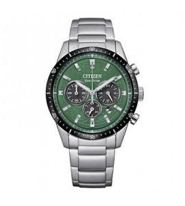 Orologio Cronografo Uomo Citizen Eco Drive t9 verde ca4624-56x