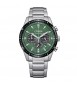 Orologio Cronografo Uomo Citizen Eco Drive t9 verde ca4624-56x