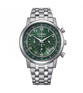 Orologio Cronografo Uomo Citizen Eco Drive verde ca4630-53x