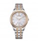Orologio Solo Tempo Donna Citizen Eco Drive bicolore beige em0416-78a