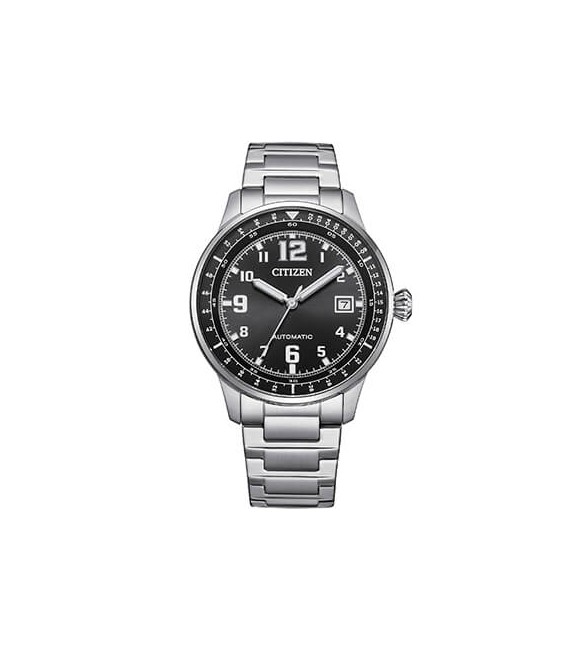 Orologio Solo Tempo Uomo Citizen Automatico Military nero NJ0190-51E