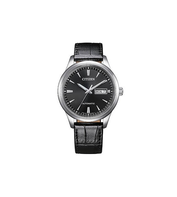Orologio Solo Tempo Uomo Citizen Automatico pelle nero ny4058-01e