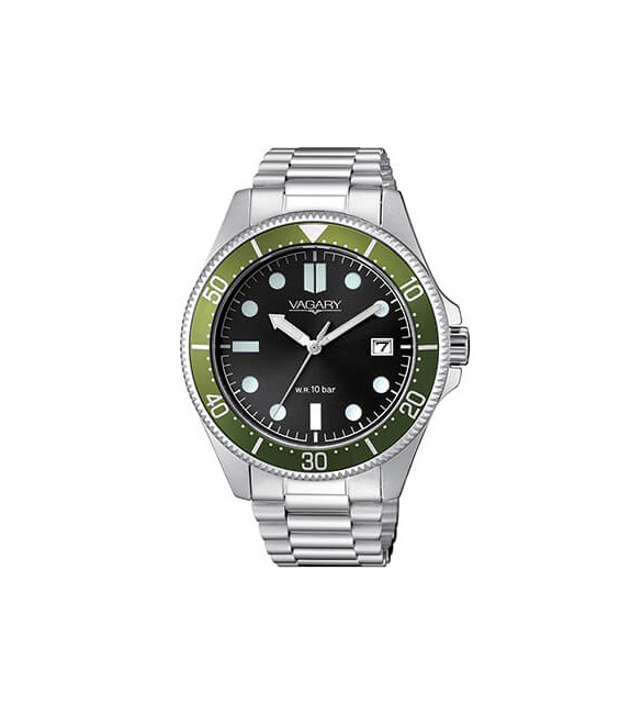 Orologio Solo Tempo Uomo Vagary by Citizen Aqua39 nero vd5-112-53