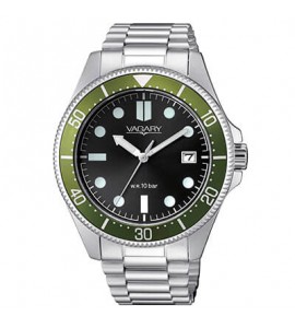 Orologio Solo Tempo Uomo Vagary by Citizen Aqua39 nero vd5-112-53