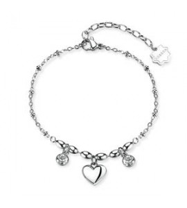 Bracciale Donna Gioielli Brosway Chakra in acciaio cuore BHKB263