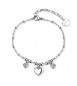 Bracciale Donna Gioielli Brosway Chakra in acciaio cuore BHKB263