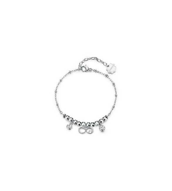 Bracciale Donna Gioielli Brosway Chakra in acciaio infinito BHKB261