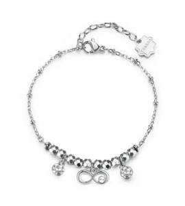 Bracciale Donna Gioielli Brosway Chakra in acciaio infinito BHKB261