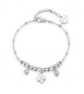 Bracciale Donna Gioielli Brosway Chakra in acciaio quadrifoglio BHKB265