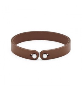 Bracciale Uomo Gioielli Brosway Ink in pelle mattone BIK151B