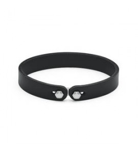 Bracciale Uomo Gioielli Brosway Ink in pelle nera BIK145B