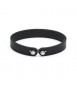 Bracciale Uomo Gioielli Brosway Ink in pelle nera BIK145B
