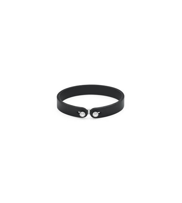 Bracciale Uomo Gioielli Brosway Ink in pelle nera BIK148B
