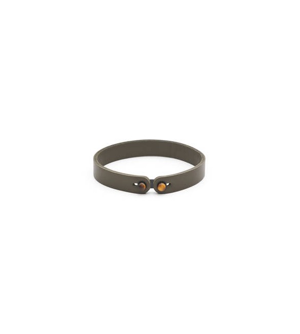 Bracciale Uomo Gioielli Brosway Ink in pelle verde acido BIK154B