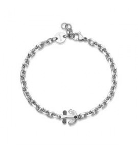 Bracciale Uomo Gioielli Sagapò Nautika in acciaio con ancora SNK19