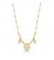 Collana donna gioielli Brosway Chakra in acciaio dorato con farfalla BHKN166