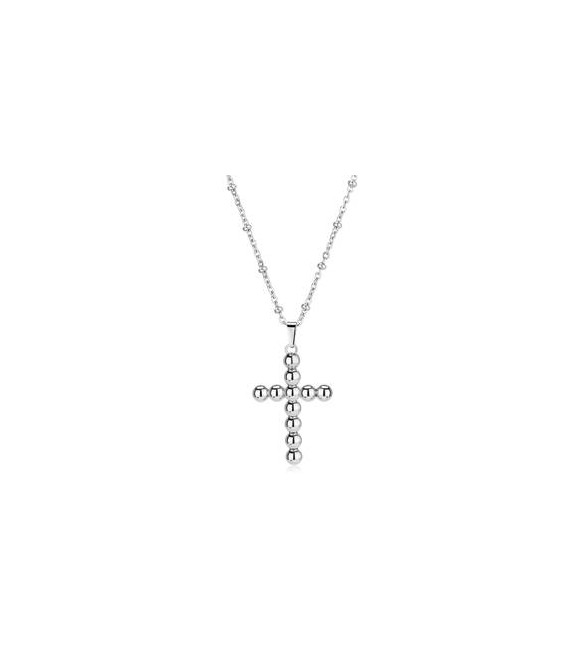 Collana Gioielli Sagapò Arcadia in acciaio con croce SRD03