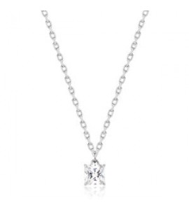 Collana Gioielli Sagapò Tricky in acciaio con zircone bianco STK08