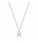 Collana Gioielli Sagapò Tricky in acciaio con zircone bianco STK08