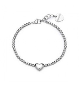 Bracciale Donna Gioielli Sagapò Stellar in acciaio Cuore SSE39