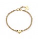 Bracciale Donna Gioielli Sagapò Stellar in acciaio dorato Cuore SSE40