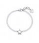 Bracciale Donna Gioielli Sagapò Stellar in acciaio Stella e perle SSE45